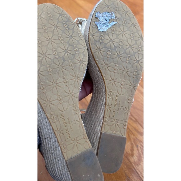 kate spade new york Tianna Wedge Boho Festival Feminine Sandals SZ 11 - Picture 9 of 11